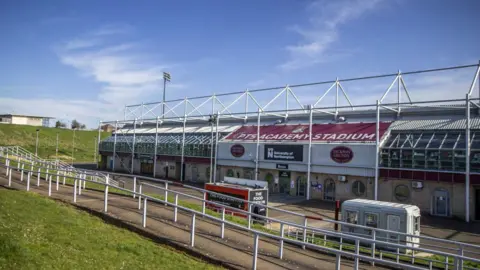 West Northamptonshire Council Northampton Town's Sixfields Stadium