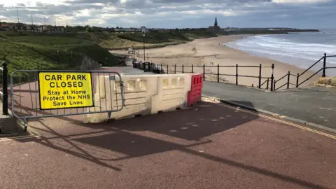 BBC Car park at Tynemouth