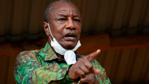 AFP Guinea's President Alpha Condé