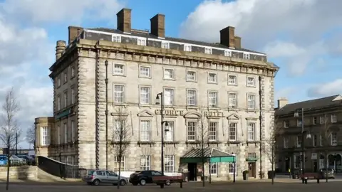 Geograph/ Gerald England The George Hotel, Huddersfield