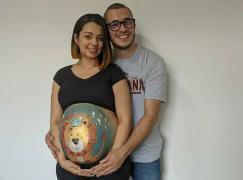 Courtesy of Daniel Guzmán A photo of Daniel Guzmán and his wife