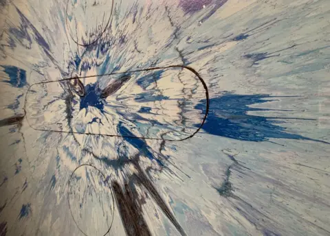 Damien Hirst and Ed Sheeran's painting for Divide