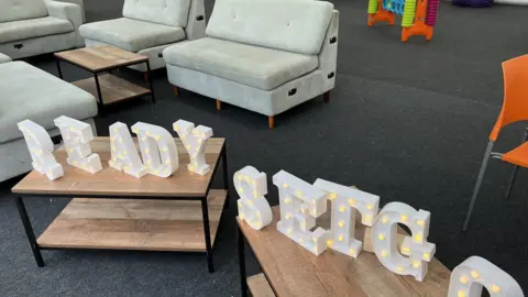 One of the recreational areas