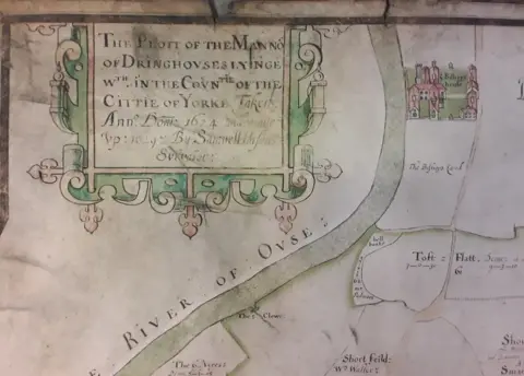 Explore York Samuel Parson's map of Dringhouses