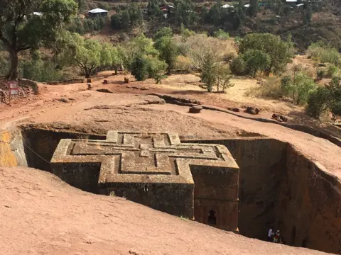 Frank Gardner St George at Lalibela