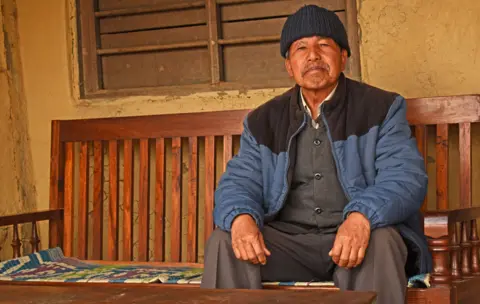 Jinen Maibam Village elder Nehkam Doungul