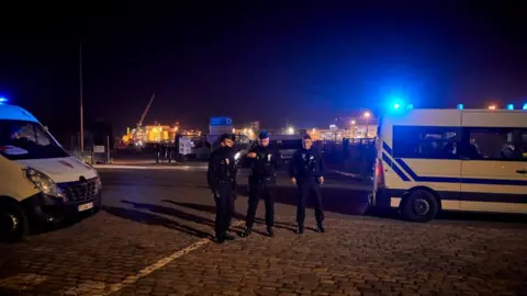 Kiran Ridley Police seal of the scene