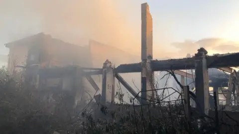 Cambridgeshire Fire and Rescue Gamlingay fire