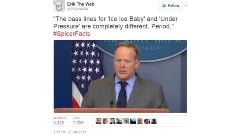 The Best Sean Spicer Memes And 'facts' - BBC News