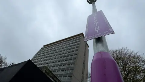 BBC Emergency help point in Plymouth