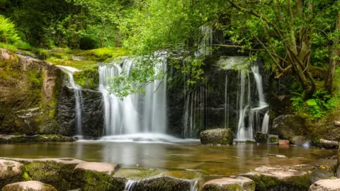 Getty Images Waterfall in Brecon Beacons National Park