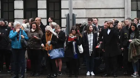 Getty Images Commuting workers