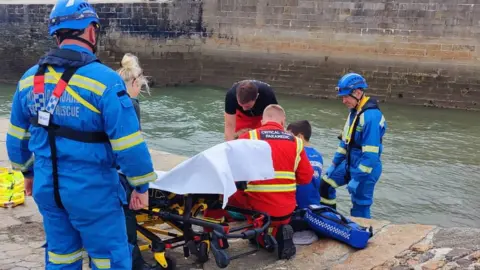 St Austell Coastguard Rescue at Charlestown Harbour