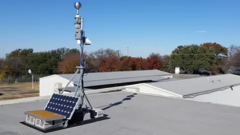 Understory Air quality monitor on roof