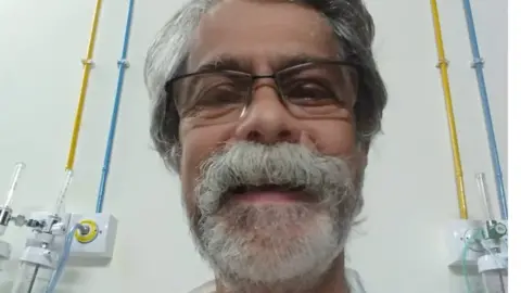 Mr Ketkar in hospital