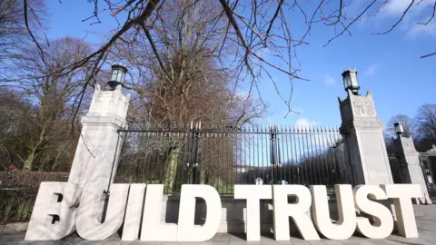 Press Eye Stormont sign