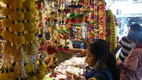 Getty Images Diwali shopping