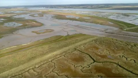 Jeff Kew/RSPB Low tide