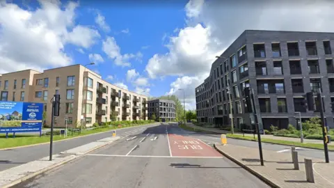 Google The entrance to Barton Park