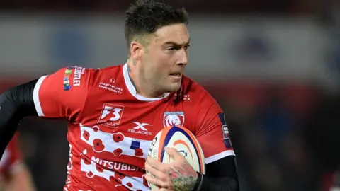 Matt Banahan in action for Gloucester