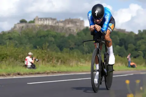 Reuters Colombia's Walter Vargas in action during the Men's Elite Road Individual Time Trial