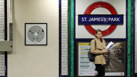 Getty Images Tube station art