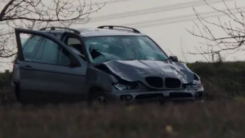 Paperpix.uk BMW involved in accident