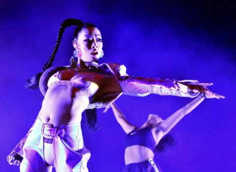Getty Images Rina Sawayama performs on stage