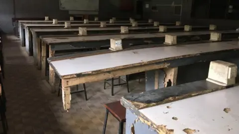 Empty classroom