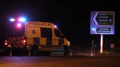 Eddie Mitchell Robin Hood roundabout near Horsham