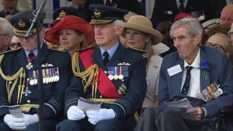 Battle of Britain Memorial Trust Wing Cdr Farnes at memorial day 2019