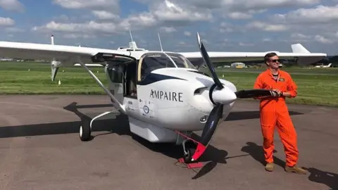 Hybrid electric plane