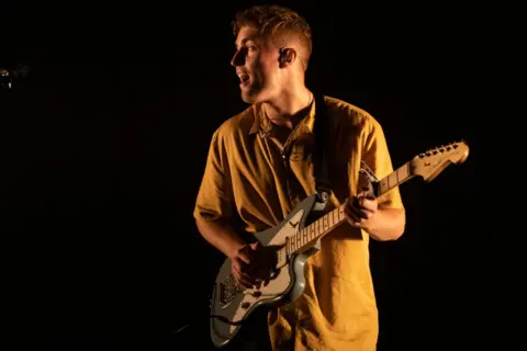 Getty Images Sam Fender plays the Brixton Academy on 28 September, 2021