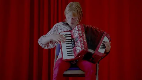 Margaret Salmon Still from film Chladach