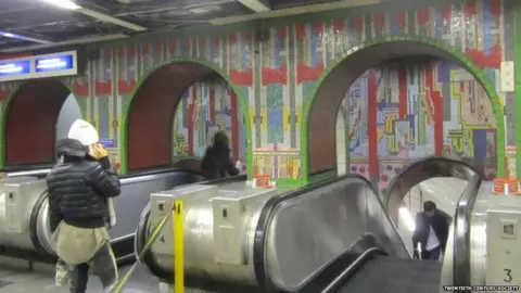 Twentieth Century Society Mosaics on the Underground