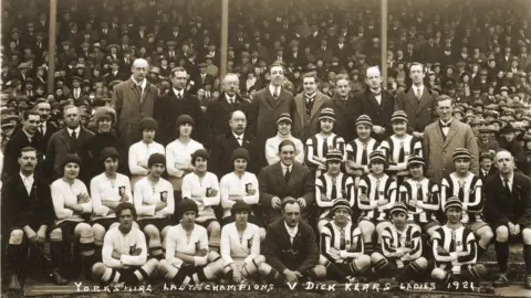 National Football Museum Yorkshire Ladies v Dick, Kerr Ladies in 1921