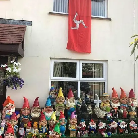 Mavis Wade Gnomes and Manx flag