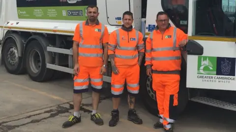South Cambs District Council Refuse workers