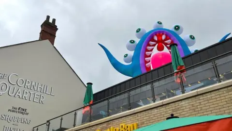 BBC Lincoln Monster Invasion is part of an ongoing council initiative to replace the Christmas market with a series of smaller events