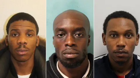 Met Police Anselm Legemah, Simon Luck and Paul Samuels