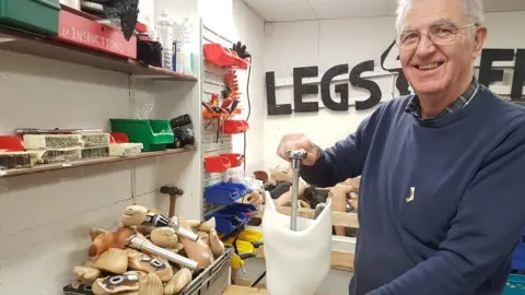 Legs4Africa Collecting leg parts