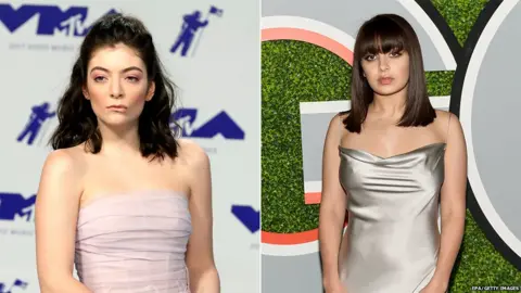 EPA/Getty Images Lorde and Charli XCX