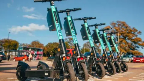 Tier E-scooters in York