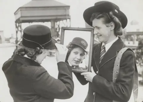 Royal Mail Group, courtesy of The Postal Museum Photo of postwomen's uniform 1929-1941