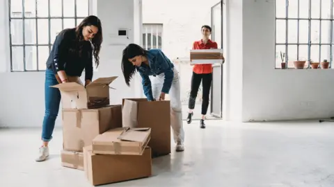 Getty Images Women in building