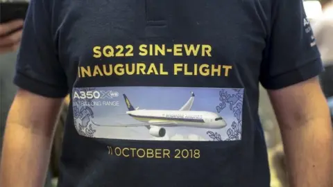 EPA Passenger with flight details printed on it