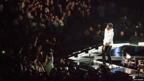 Getty Images Picture of Jay-Z at a concert