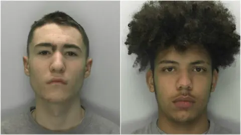 Gloucestershire Police Police shots of Callum Charles-Quebella and Levi Cameron