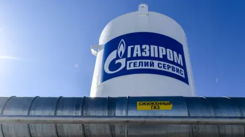 Getty Images Gazprom LNG tank