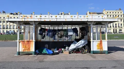 Getty Images Homeless in Brighton